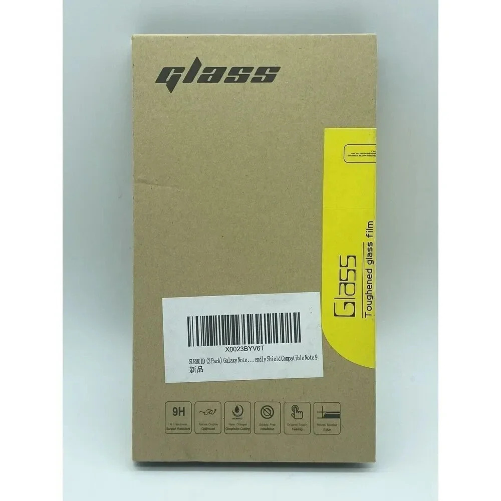 2 Pack‎ Galaxy Note 9 Screen Protector Privacy Tempered Glass 3D Curved Edge 9H